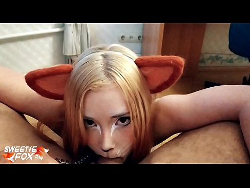 ❤️ Кицуне анын оозуна Дик жана сперма жутуп ❤️ Порно видео боюнча бизде ❌